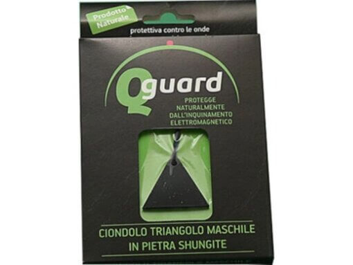 Shungite Ciondolo Triangolo maschile - Q-Guard